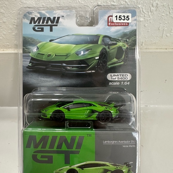 MiJo Exclusive Other - Green Lamborghini Aventador SVJ Collection Car